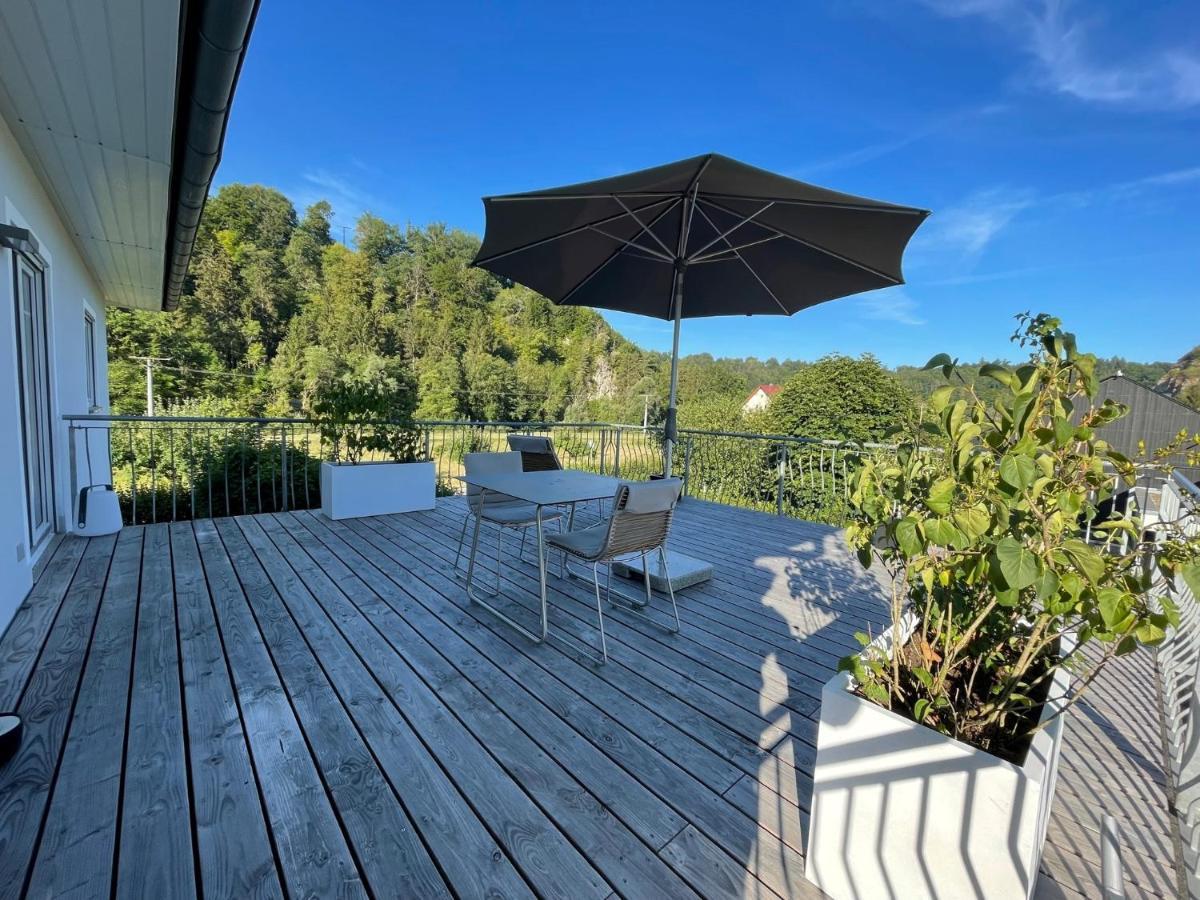 Stilvolle Wohnung Fuer 2-3 Personen - Mit Riesiger Dachterrasse Haigerloch Dış mekan fotoğraf
