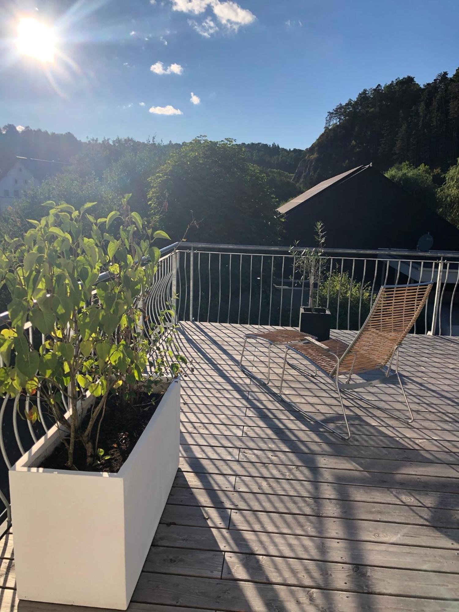 Stilvolle Wohnung Fuer 2-3 Personen - Mit Riesiger Dachterrasse Haigerloch Dış mekan fotoğraf